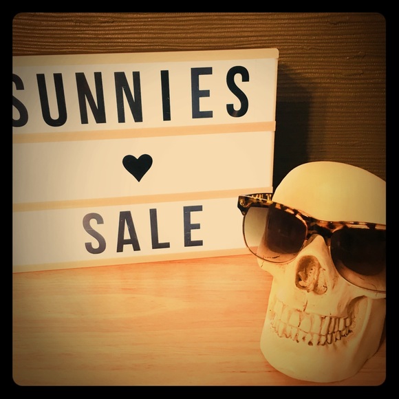 Cotton On Tortoise Shell Half-Frame Waymax Sunnies - Picture 1 of 6